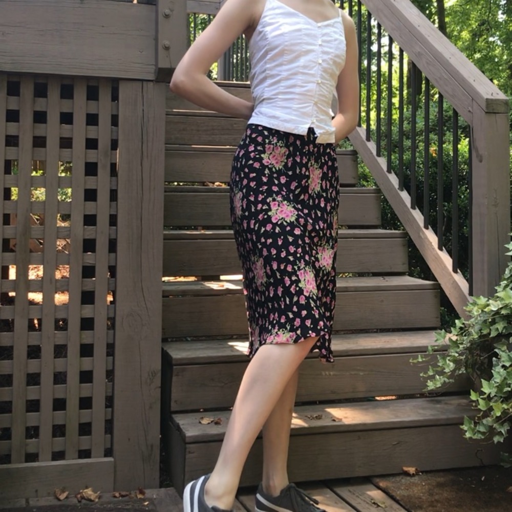 Ann Taylor Button Up Corset Top